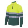 SWEATSHIRT BICOLOR verde